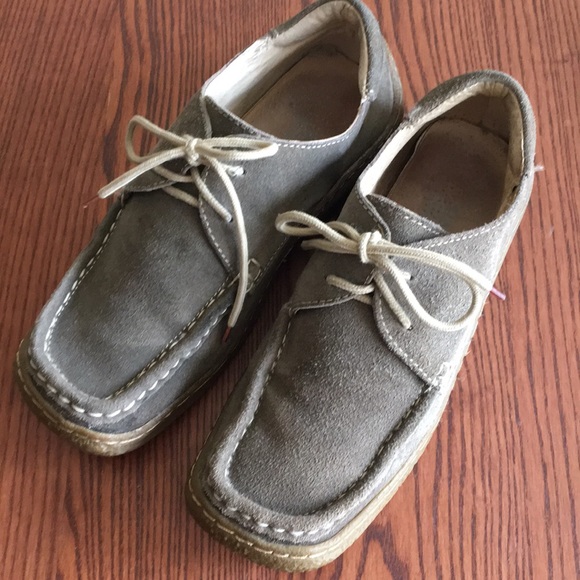 Olive shoes - leather - Picture 1 of 4